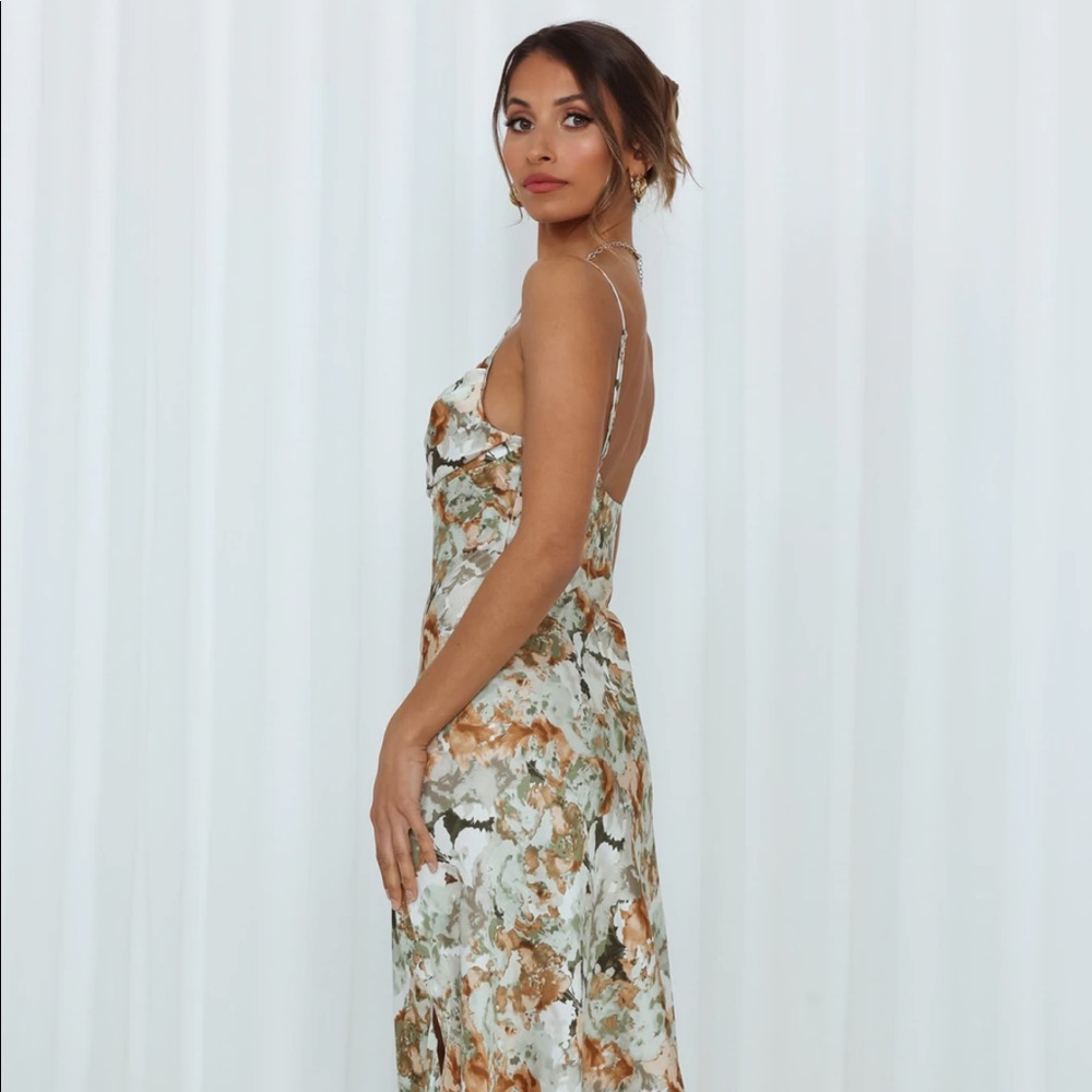 Hello Molly Dawn Talks Midi Dress in Sage